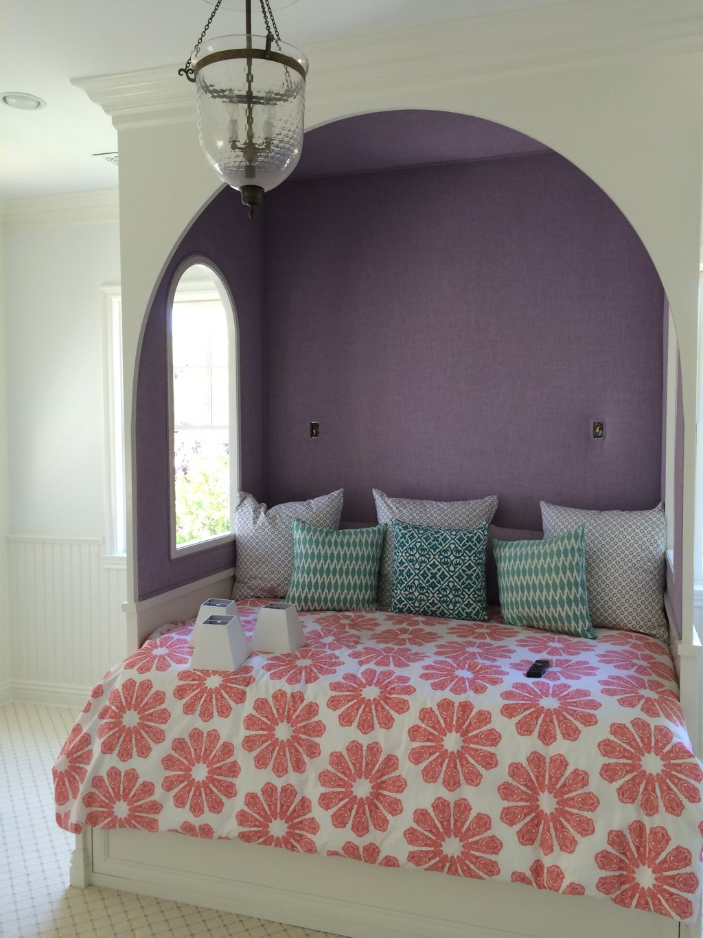 Girl's bed good enough for a princess - Pacific Palisades residence