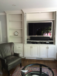 T.V. cabinet / bookcase Holmby Residence
