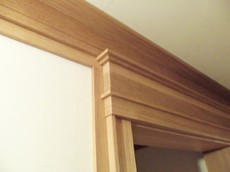 Custom jamb casing and crown molding