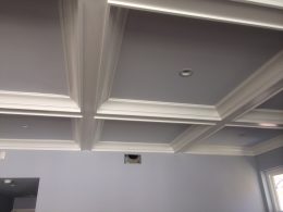Coffered Ceiling at San Marino residence