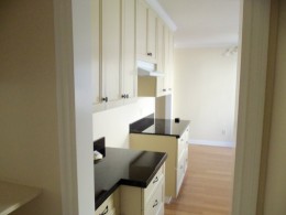 Paint grade kitchen with Shaker style doors alt view 2