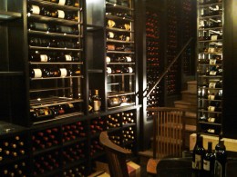 Stained wine cellar